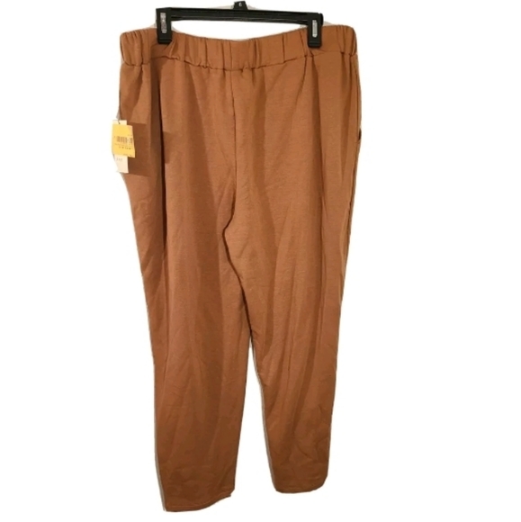 Women's Mid-Rise Straight Leg French Terry Pants xxl - Picture 4 of 6